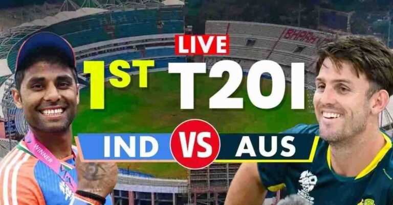 India vs Australia 1st T20I: Mitchell Marsh Wins Toss, Opts to Bowl First in Canberra