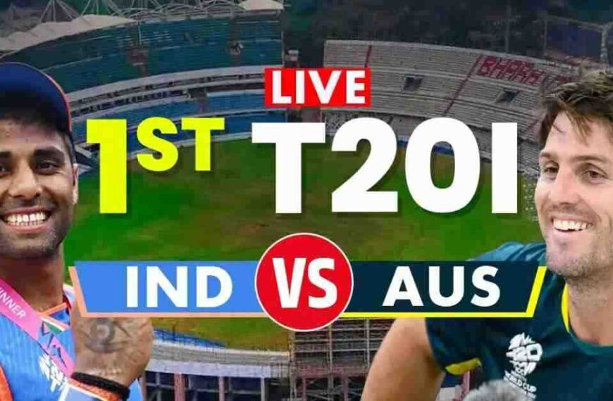 India vs Australia 1st T20I Mitchell Marsh Wins Toss, Opts to Bowl First in Canberra